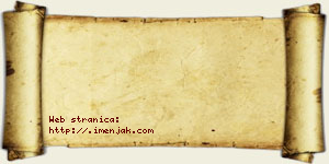 Zorana Backović vizit kartica